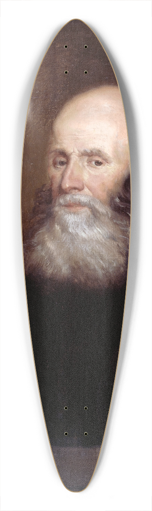 John Greenhill - Head Of A Bearded Man 39.3 inch art pintail longboard deck John Greenhill - Head Of A Bearded Man 39.3 inch art pintail longboard deck