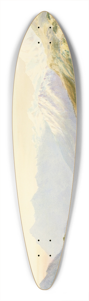 John Gully - Mount Cook 39.3 inch art pintail longboard deck