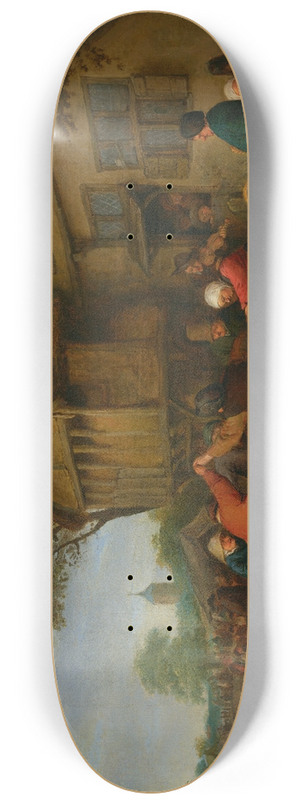 Adriaen van Ostade - A Kermesse 8.25 inch art skate deck