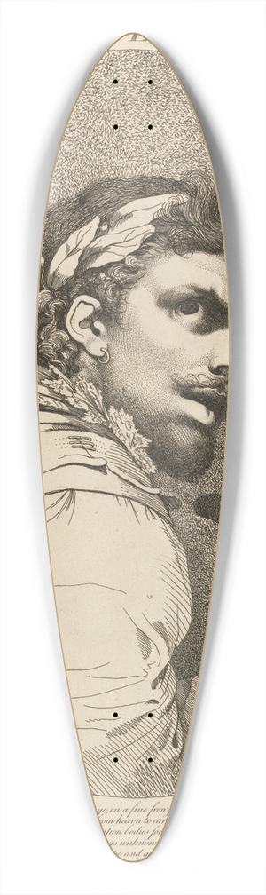John Hamilton Mortimer - Poet, from A Midsummer Nights Dream, Act V, Scene i 39.3 inch art pintail longboard deck