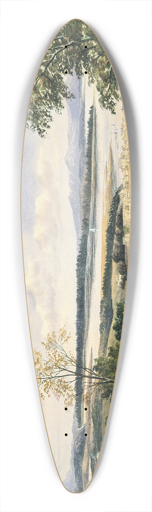 John Hoyte - Shortland, Thames 39.3 inch art pintail longboard deck