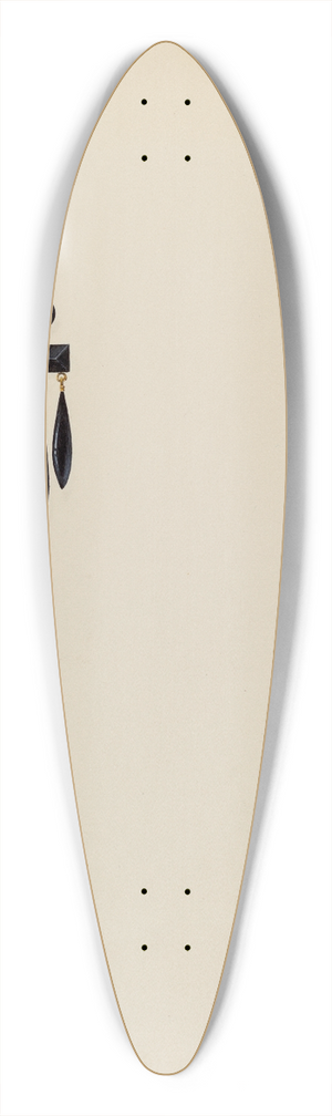 John H. Tercuzzi - Earrings 39.3 inch art pintail longboard deck