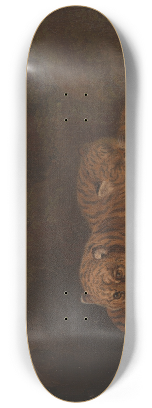 Charles Towne - Tigers 8.25 inch art skate deck