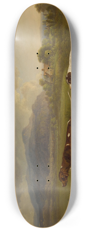 Charles Towne - Two Pointers In A Landscape 8.25 inch art skate deck