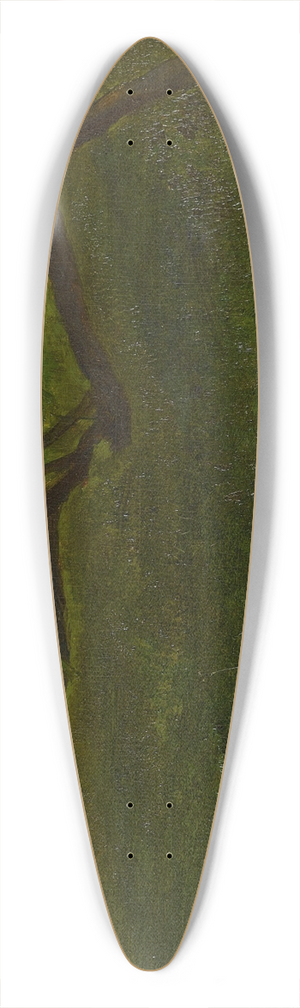 John La Farge - Study Of Apple Tree. Spring 39.3 inch art pintail longboard deck