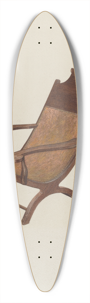 John Lang - Boot-jack Chair 39.3 inch art pintail longboard deck