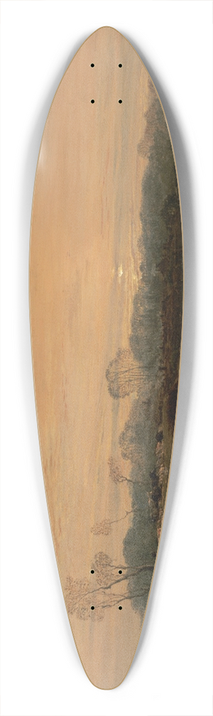 John Linnell - Evening, Bayswater 39.3 inch art pintail longboard deck