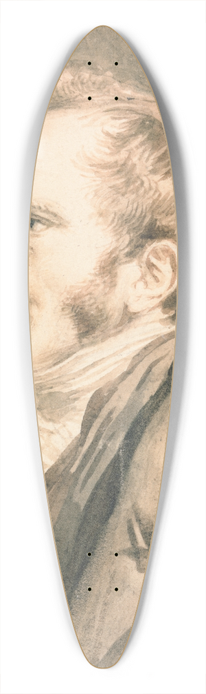 John Linnell - Portrait of a Man 39.3 inch art pintail longboard deck