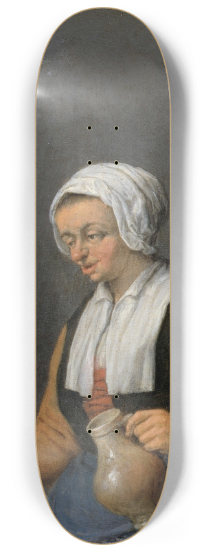 Adriaen van Ostade - A Woman with a Beer-jug 8.25 inch art skate deck Adriaen van Ostade - A Woman with a Beer-jug 8.25 inch art skate deck