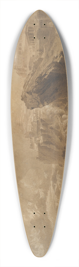 John Martin - Joshua Commanding the Sun to Stand Still Upon Gibeon 39.3 inch art pintail longboard deck