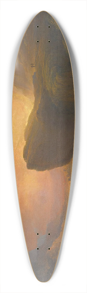 John Martin - The City Of God And The Waters Of Life 39.3 inch art pintail longboard deck