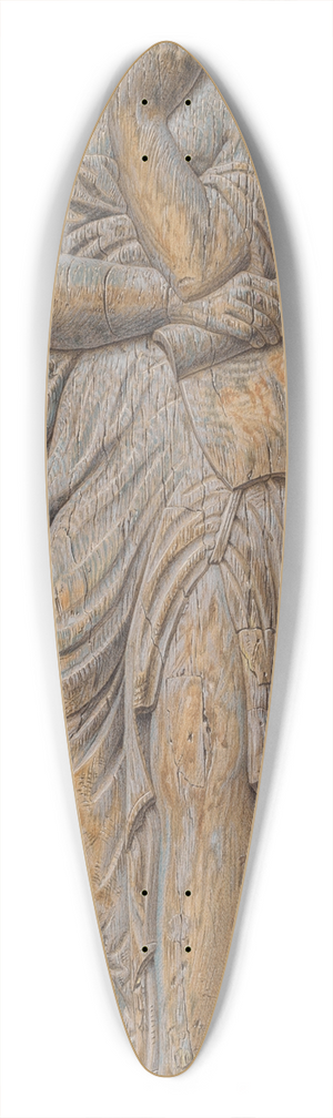 John Matulis - Circus Wagon Figure  Muse 39.3 inch art pintail longboard deck
