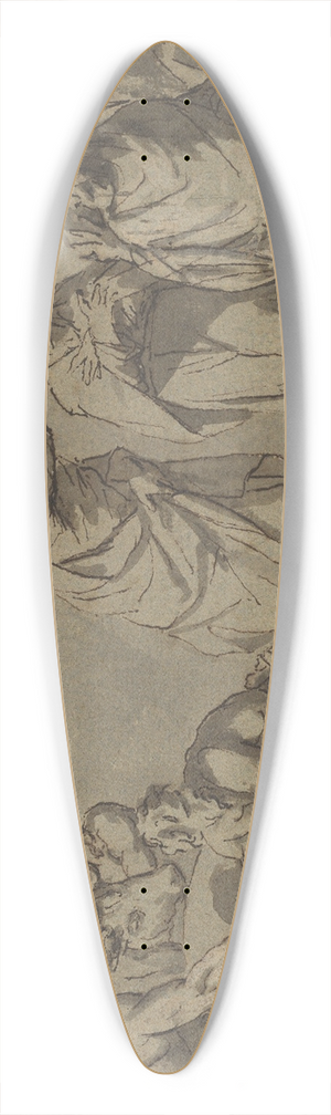 John Michael Rysbrack - The Return of Joseph 39.3 inch art pintail longboard deck