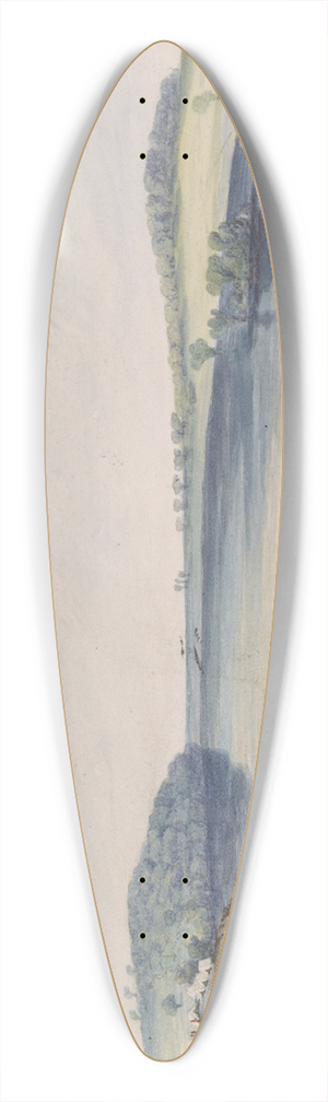 John Mix Stanley - Pike Lake M.T. 39.3 inch art pintail longboard deck
