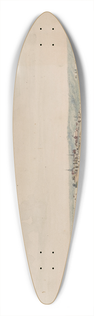 John Mix Stanley - Saint Paul M.T. (MontanaTerritory) 39.3 inch art pintail longboard deck