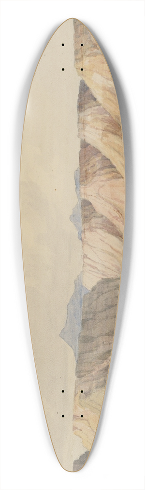 John Mix Stanley - TetonValley 39.3 inch art pintail longboard deck