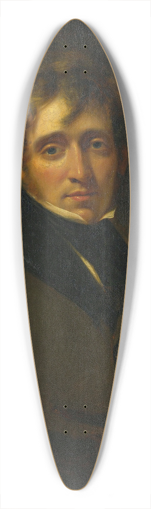 John Opie - Portrait Of A Man, Said To Be The Poet Thomas Moore 39.3 inch art pintail longboard deck John Opie - Portrait Of A Man, Said To Be The Poet Thomas Moore 39.3 inch art pintail longboard deck