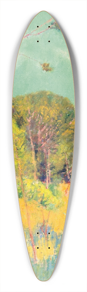 John Peter Russell - A clearing in the forest 39.3 inch art pintail longboard deck