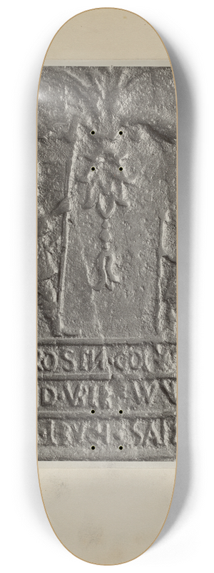 Charles Von Urban - Pa. German Stove Plate 8.25 inch art skate deck