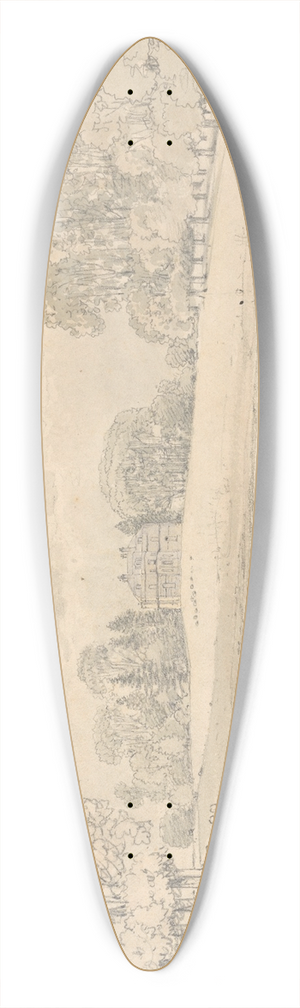 John Preston Neale - Canons Park 39.3 inch art pintail longboard deck