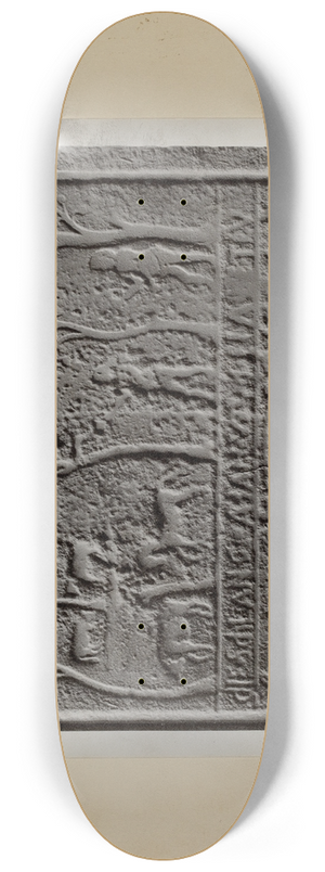 Charles Von Urban - Pa. German Stove Plate 8.25 inch art skate deck