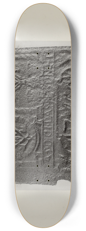 Charles Von Urban - Pa. German Stove Plate 8.25 inch art skate deck