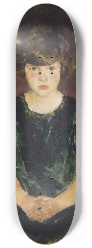 Charles Webster Hawthorne - Portrait of a Little Girl 8.25 inch art skate deck