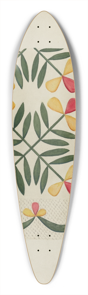 John R. Towers - Applique Coverlet 39.3 inch art pintail longboard deck