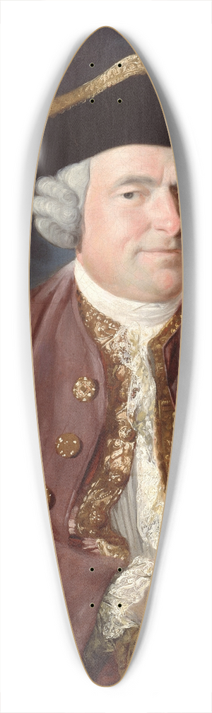 John Russell - Portrait of a Man in a Tricorn Hat 39.3 inch art pintail longboard deck John Russell - Portrait of a Man in a Tricorn Hat 39.3 inch art pintail longboard deck