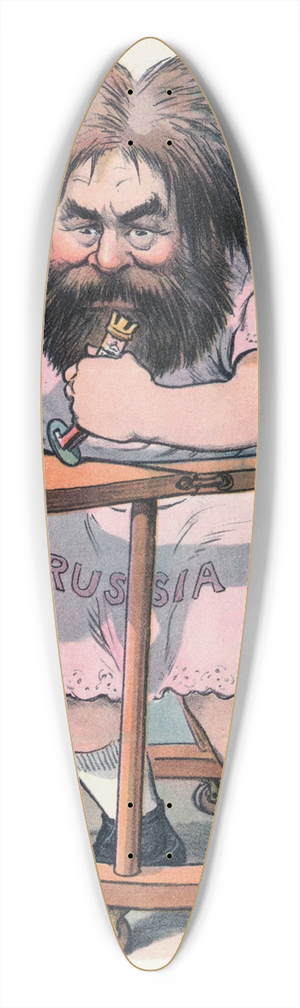 John Samuel Pughe - Learning to walk 39.3 inch art pintail longboard deck