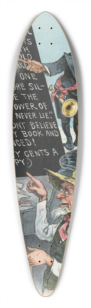 John Samuel Pughe - The financial fakir fooling the farmers 39.3 inch art pintail longboard deck