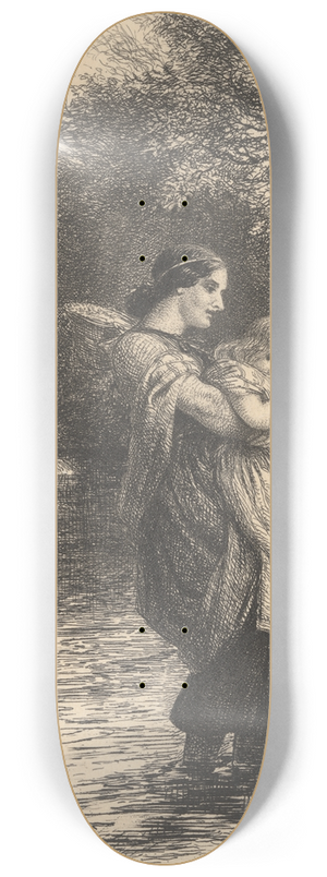 Charles West Cope - The Spring Flood 8.25 inch art skate deck