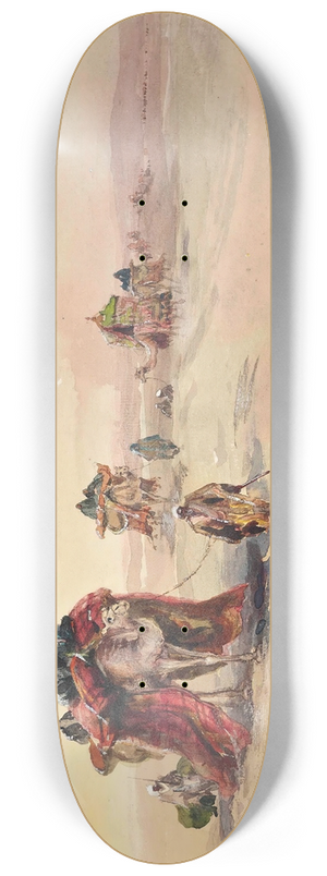 Charles Whymper - The return from Mecca 8.25 inch art skate deck