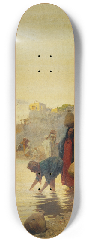 Charles Wilda - Wscherinnen am Nil 8.25 inch art skate deck