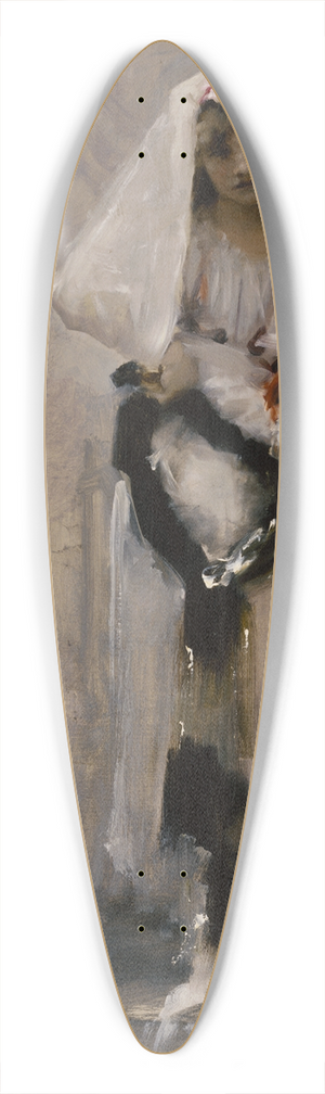 John Singer Sargent - A Parisian Beggar Girl 39.3 inch art pintail longboard deck