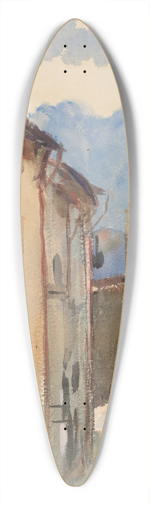 John Singer Sargent - Camprodon, Spain 39.3 inch art pintail longboard deck
