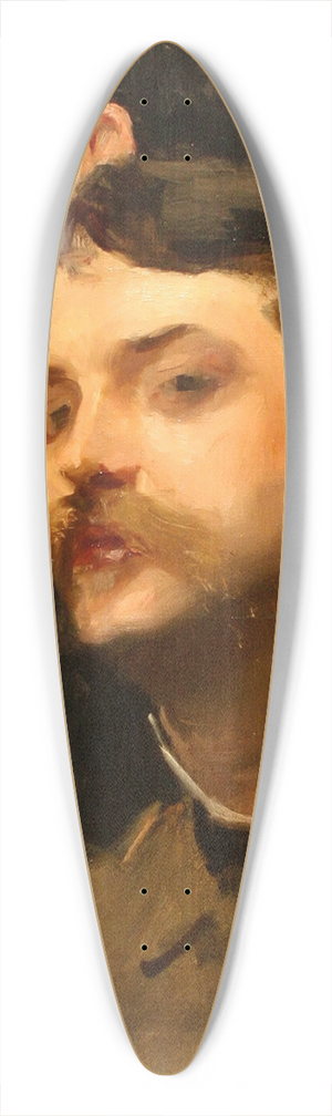 John Singer Sargent - Franois Flameng and Paul Helleu 39.3 inch art pintail longboard deck