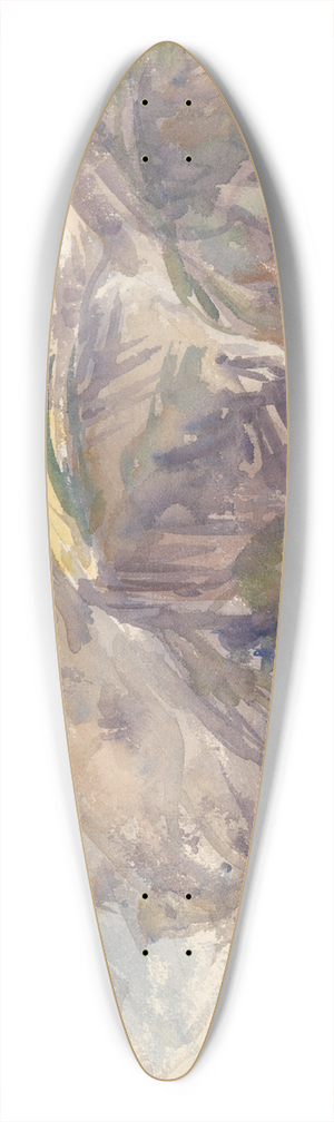 John Singer Sargent - Glacier 39.3 inch art pintail longboard deck
