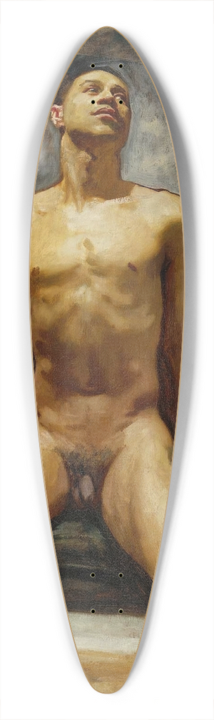 John Singer Sargent - Nude Study of Thomas E. McKeller 39.3 inch art pintail longboard deck