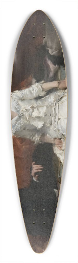 John Singer Sargent - Portrait of douard and Marie-Louise Pailleron 39.3 inch art pintail longboard deck
