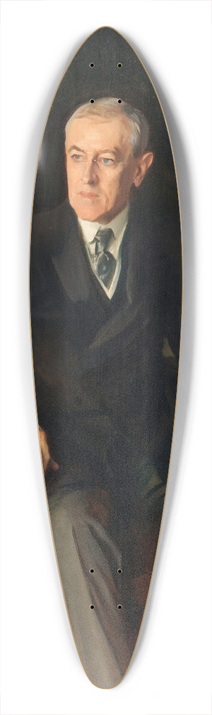 John Singer Sargent - Portrait of Woodrow Wilson (1856-1924), American President 39.3 inch art pintail longboard deck