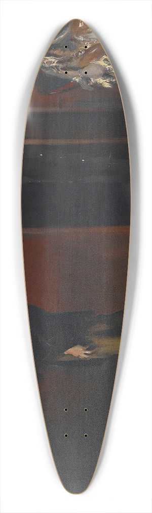 John Singer Sargent - Robert Louis Stevenson and His Wife 39.3 inch art pintail longboard deck