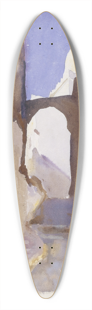 John Singer Sargent - Street, Tangier 39.3 inch art pintail longboard deck