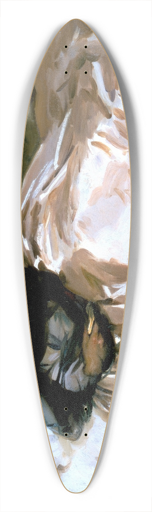 John Singer Sargent - The Mosquito Net 39.3 inch art pintail longboard deck