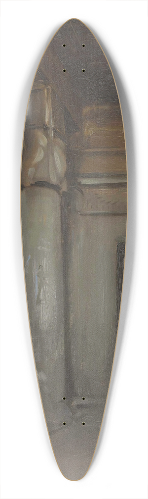 John Singer Sargent - The Temple Of Denderah 39.3 inch art pintail longboard deck