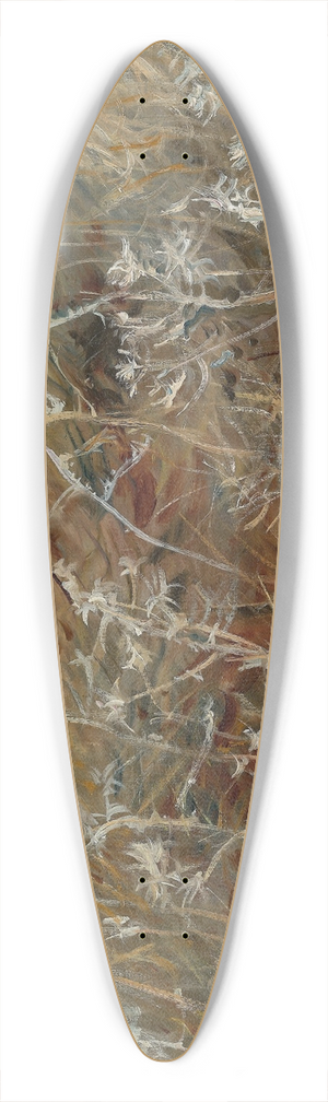 John Singer Sargent - Thistles 39.3 inch art pintail longboard deck