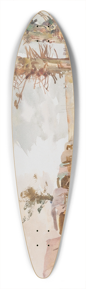 John Singer Sargent - Truck Convoy 39.3 inch art pintail longboard deck