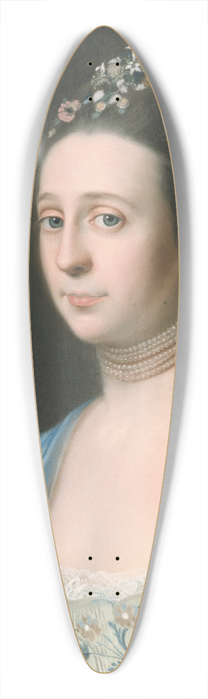 John Singleton Copley - Mrs. Henry Hill (Anna Barrett) 39.3 inch art pintail longboard deck John Singleton Copley - Mrs. Henry Hill (Anna Barrett) 39.3 inch art pintail longboard deck