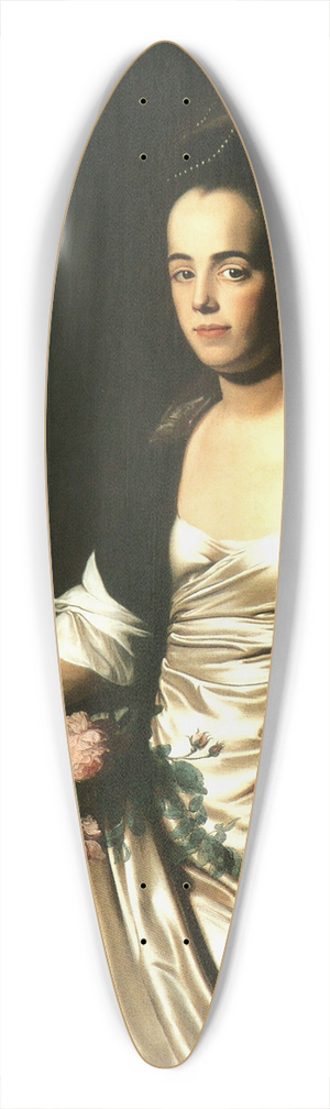 John Singleton Copley - Portrait of Mrs. John Stevens (Judith Sargent, later Mrs. John Murray) 39.3 inch art pintail longboard deck