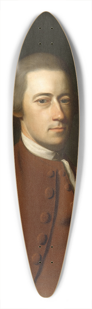 John Singleton Copley - Samuel Verplanck 39.3 inch art pintail longboard deck
